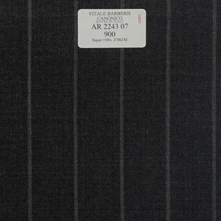 AR 2243 07 CANONICO - 100% Wool - Xám Sọc
